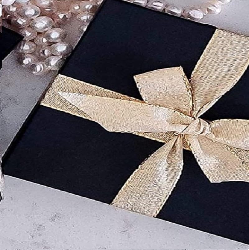 RJ Displays 15 Pack Cotton Filled Black Matte Color Paper Cardboard Jewelry Necklace, Bracelet, Watches, Belt Buckles, Pocket Watches Gift and Retail Display Boxes Size: 5 3/8" x 3 7/8" x 1" Inch