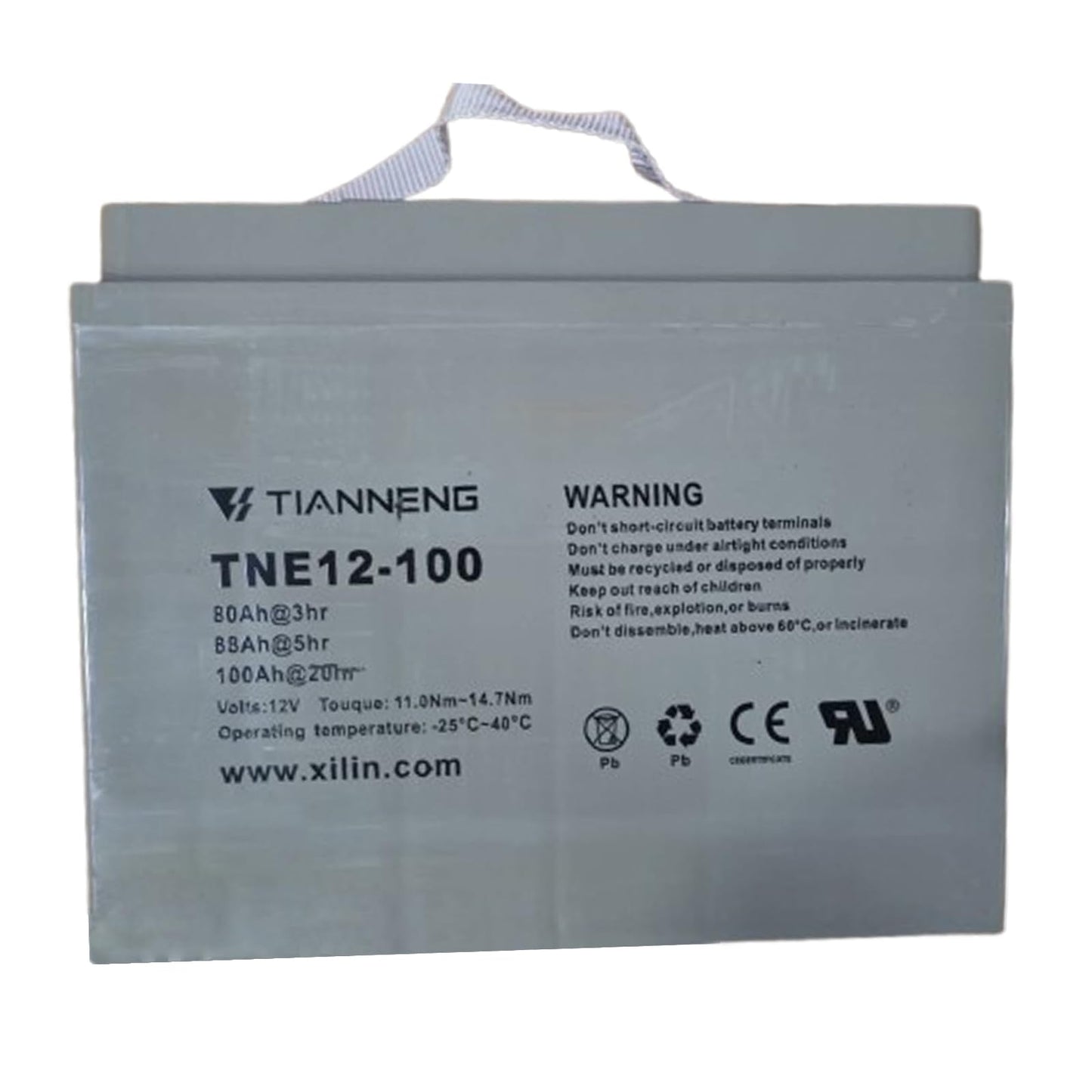 APOLLOLIFT 12V/100AH Lead-Acid Battery for Full Electric Pallet Jack Truck