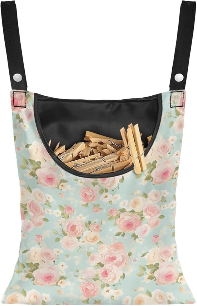 Clothes Pin Hanging Bag, Large Capacity Clothespin Bag Clothes Pin Hanging Bag