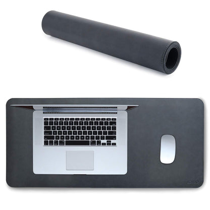 LONDO OTTO430 Leather Extended Mousepad - Desk Mat, Gray, L