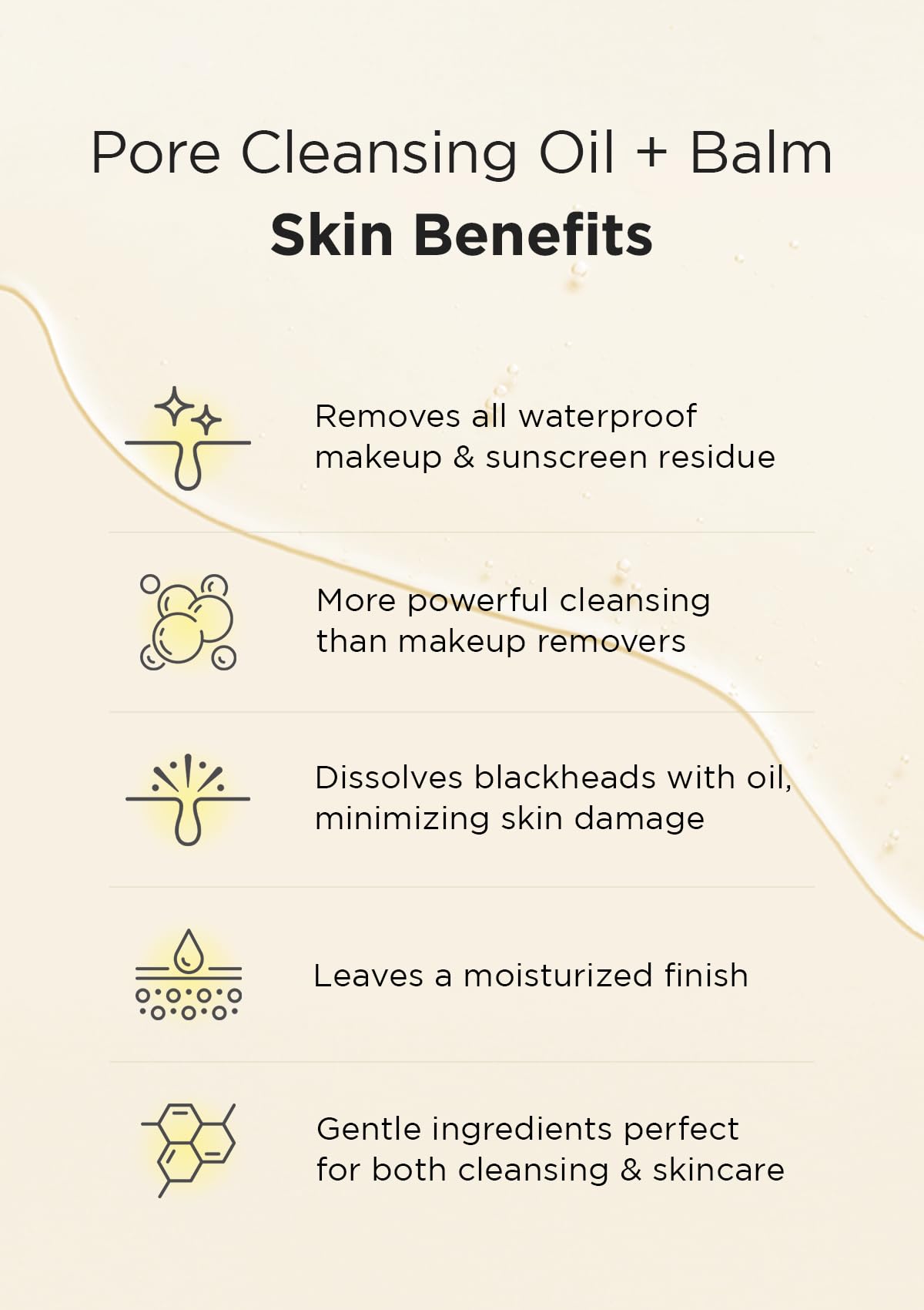 Hanskin BHA Pore Cleansing Oil, Gentle Blackhead Cleanser and Makeup Remover for Combination and Oily Skin, Korean Skincare [BHA/10.14 oz]