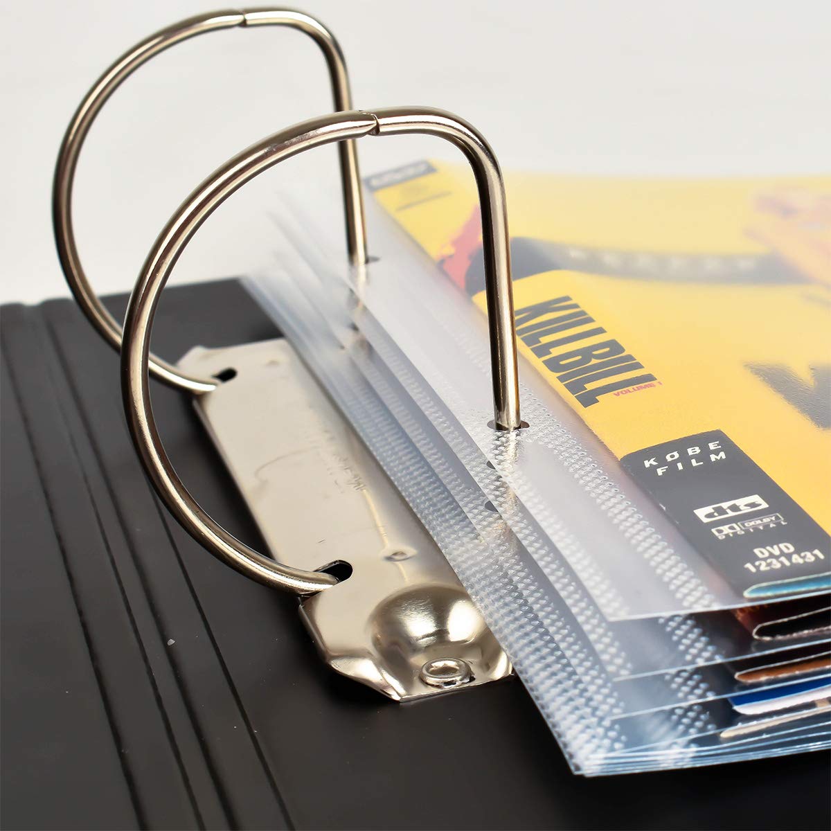 3L DVD Sleeves with Binder Holes for DVD Storage Wallet/Holder - Plastic Pockets For Disc Storage - 10282, 100 Count (Pack of 1)