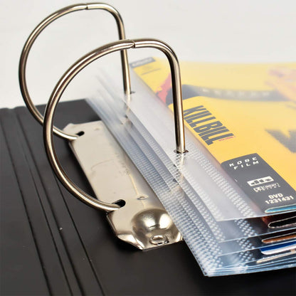 3L DVD Sleeves with Binder Holes for DVD Storage Wallet/Holder - Plastic Pockets For Disc Storage - 10282, 100 Count (Pack of 1)