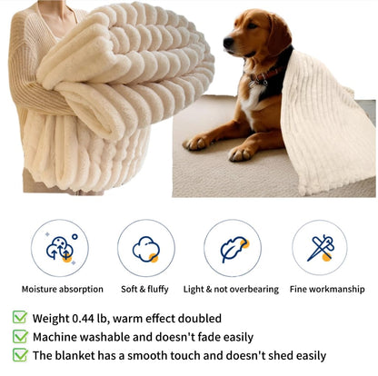 Lonsenbao 10 Pcs Surgery Recovery Kit for Dogs –Adjustable Dog Cone & Fluffy Dog Blanket (40''x60'') – Get Well Soon –Cleaning Wipes,Calming Toy, Bandages & Mesh Bag –Sympathy Gift for Pet (Blue-XL)