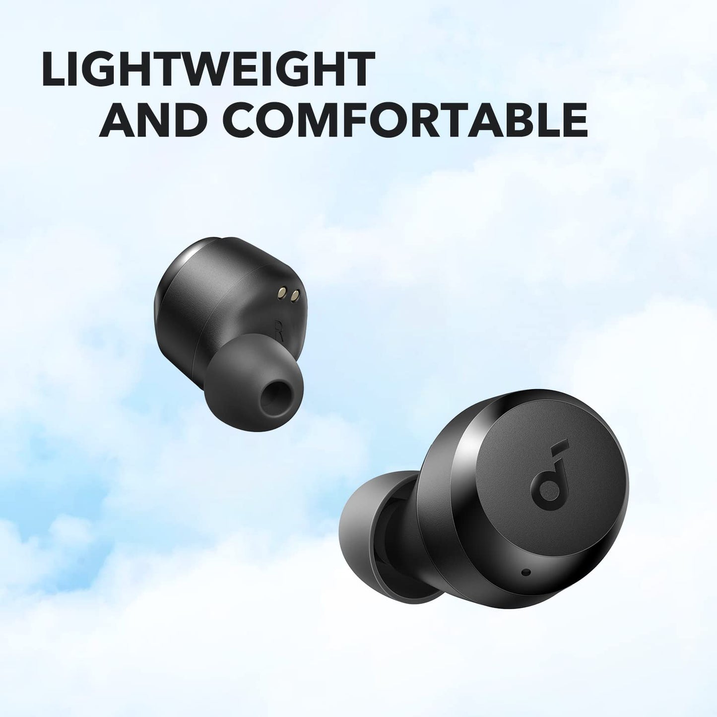 soundcore by Anker A20i True Wireless Earbuds, Bluetooth 5.3, With App for Custom Sound, 28H Long Playtime, Water-Resistant, 2 Mics for Clear Calls, Single Earbud Mode, Compact Design