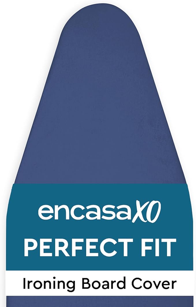 Encasa XO Ironing Board Cover and Pad 49"x18" - 4mm Felt Wide Iron Board Cover