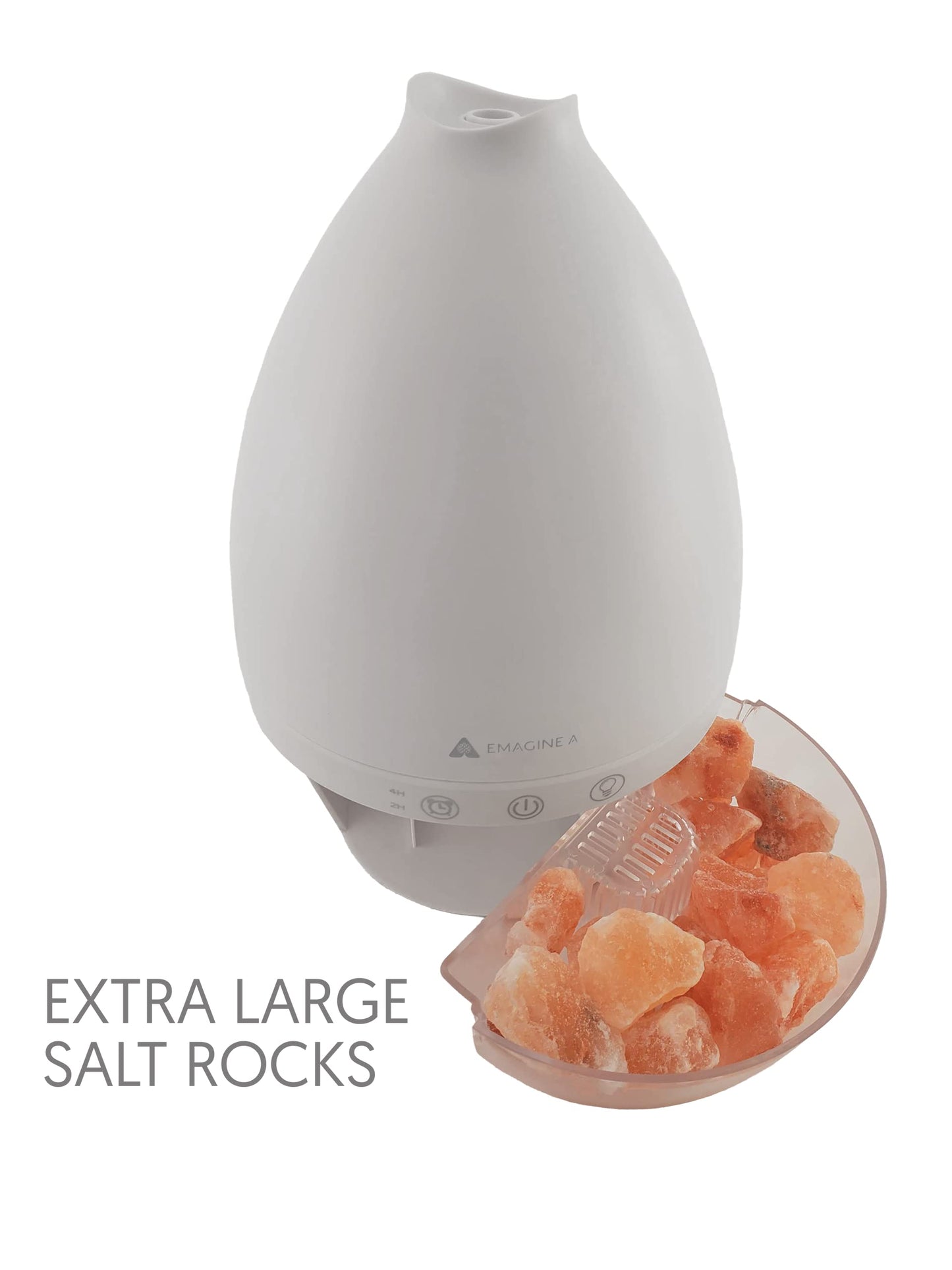 Himalayan Salt Lamp Diffuser, Ultrasonic Humidifier with Cool Mist and Aromatherapy, 0.5L Extra Large Capacity