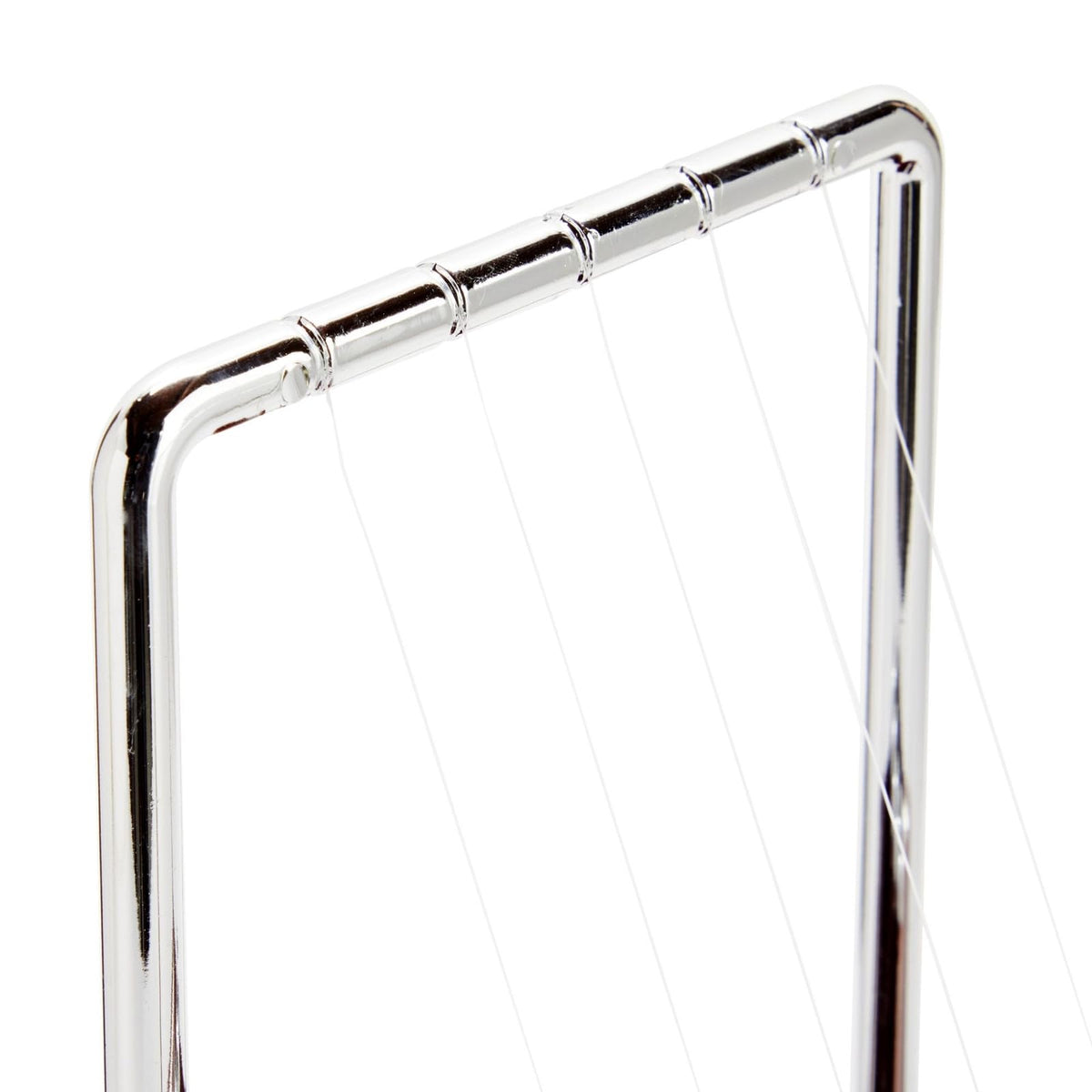 Juvale Newtons Cradle Pendulum - 7 x 6 x 7 in, Silver Stainless Steel - Desk Decor & Office Decor for Men - Stress Relief Desk Toy - Science Teacher Gift & Physics Toy