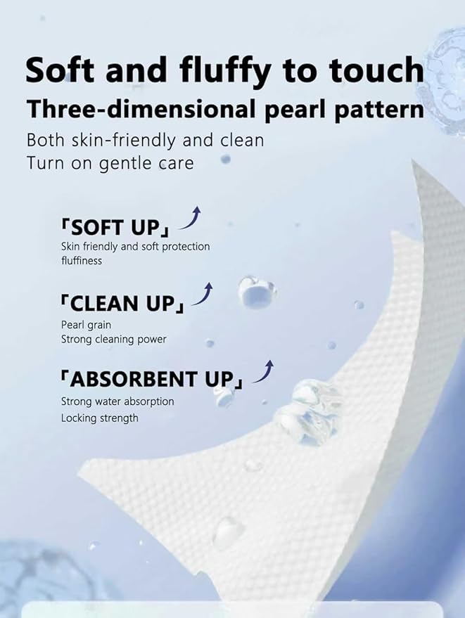 Disposable Face Towels, Biodegradable Dry Wipes
