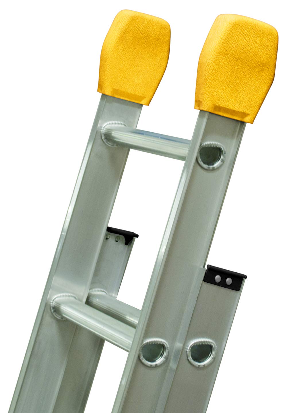 Louisville Ladder 24-Feet Extension Ladder, 300-Pound Duty Rating, AE2224 and Louisville Ladder LP-5510-00 Series Extension Pro-Guards/Ladder Covers, Yellow