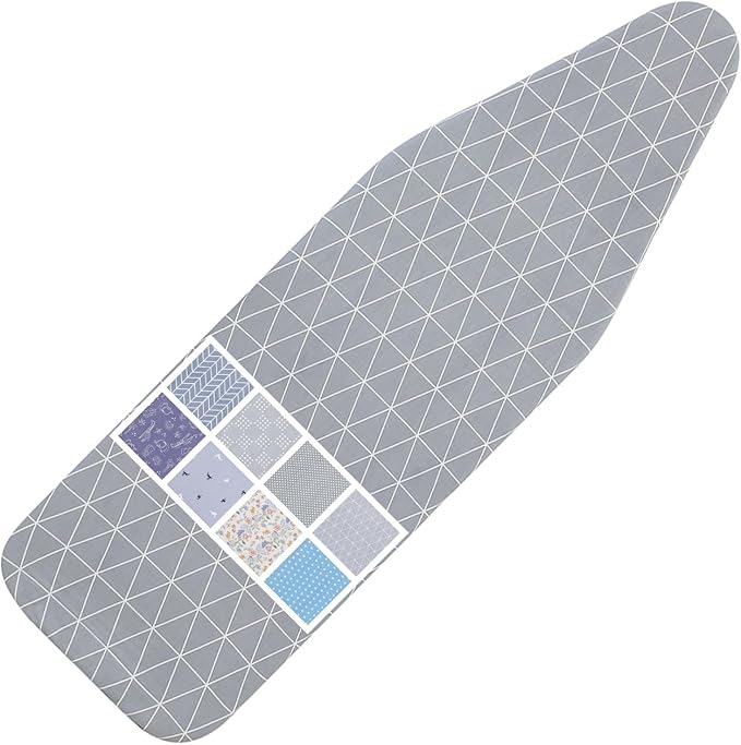 Ironing Board Cover and Pad Standard Size 15 x 54, 3 Pairs of Hook and Loop