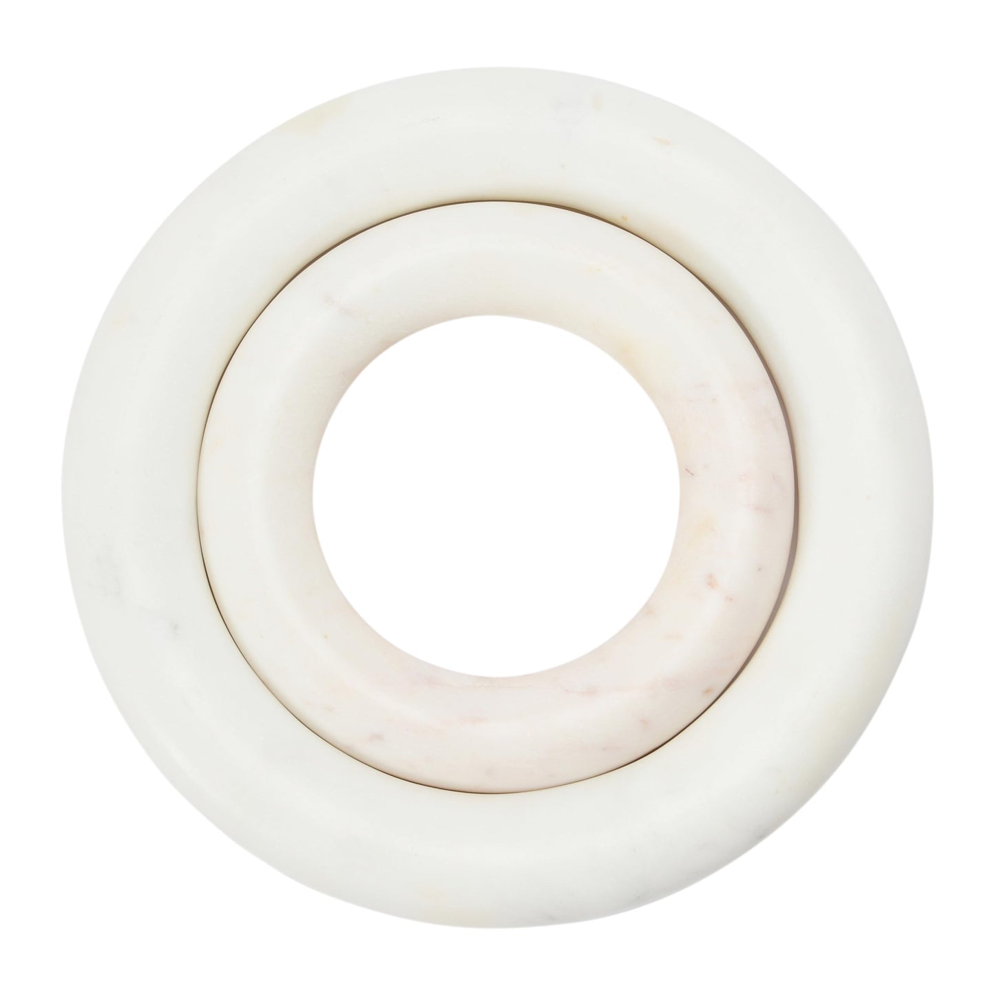 Creative Co-Op Marble Trivets for Dining Table, Set of 2