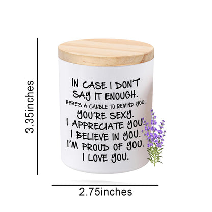 BFJLIFE Candles Gifts for Her Funny Novelty Unique Valentines Mothers Day Anniversary Birthday Christmas Gifts for Her Girlfriend Wife Women Stocking Stuffers Lavender Scented Soy Candle