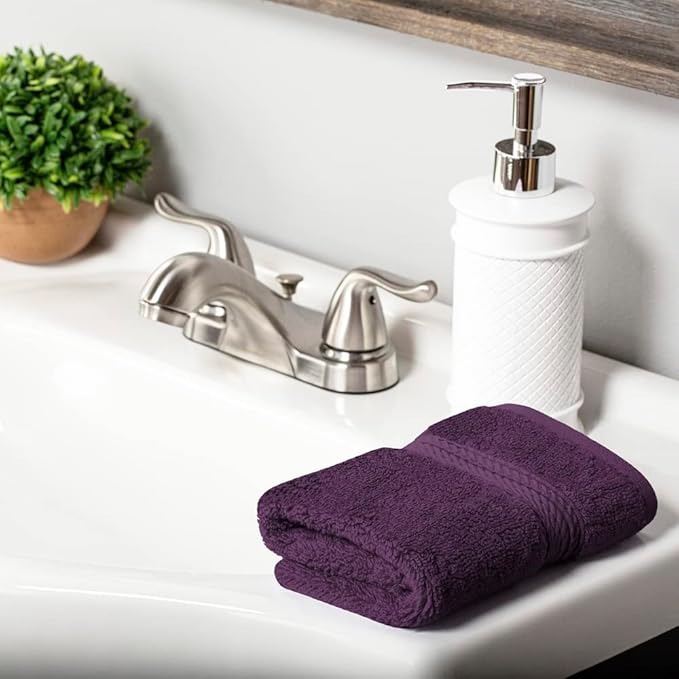 Superior Solid Egyptian Cotton Face Towel Set