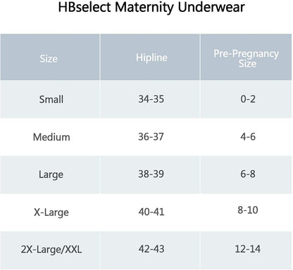 HBselect Women Maternity Knickers, Medium, Multicoloured