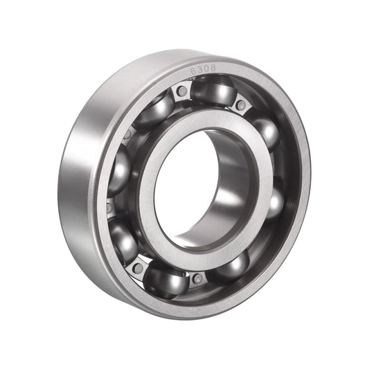 HiPicco 6308-OPEN Deep Groove Ball Bearings, I.D.=40mm, O.D.=90mm, Thickness=23mm Open Type Chrome Steel Ball Bearing Pre-Lubricated Chrome Steel Z2 Lever