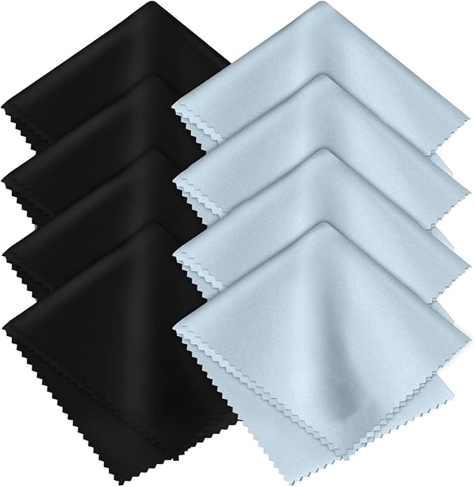 8-Pack Premium Microfiber Cleaning Cloths -Ultra-Soft, Streak-Free, Suitable