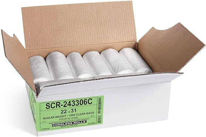 Aluf Plastics 12-16 Gallon Trash Bags-Source Reduction Series Value High