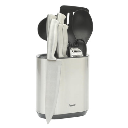 Oster Baldwyn 12 Piece Stainless Steel and Nylon Kitchen Tool and Cutlery Set