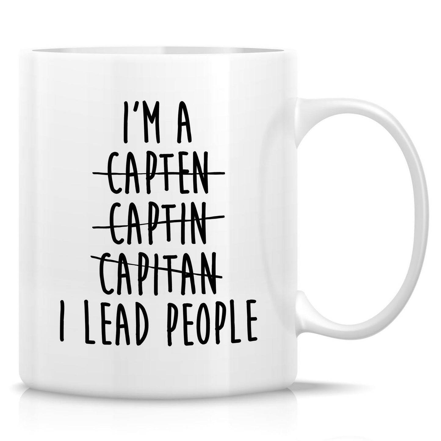 Retreez Funny Mug - Best Captain Promotion Promoted 11 Oz Ceramic Coffee Mugs - Humor Sarcasm Inspirational Appreciation Military Army Ship Captain Pilot gift for him her men women friend coworker dad