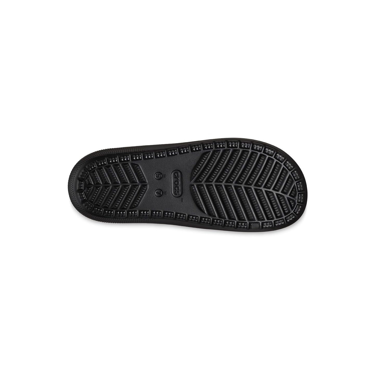 Crocs Unisex Adults, Classic Sandal v2, Black, 5 UK Men/ 6 UK Women