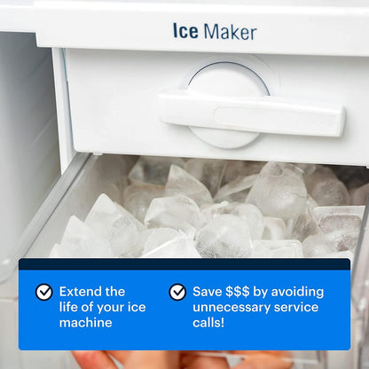 Ice Machine Cleaner 473ml, Nickel Safe Descaler | Ice Maker Machine Descaling Liquid Compatible with Whirlpool 4396808, Manitowac, Ice-O-Matic, Scotsman, Follett etc