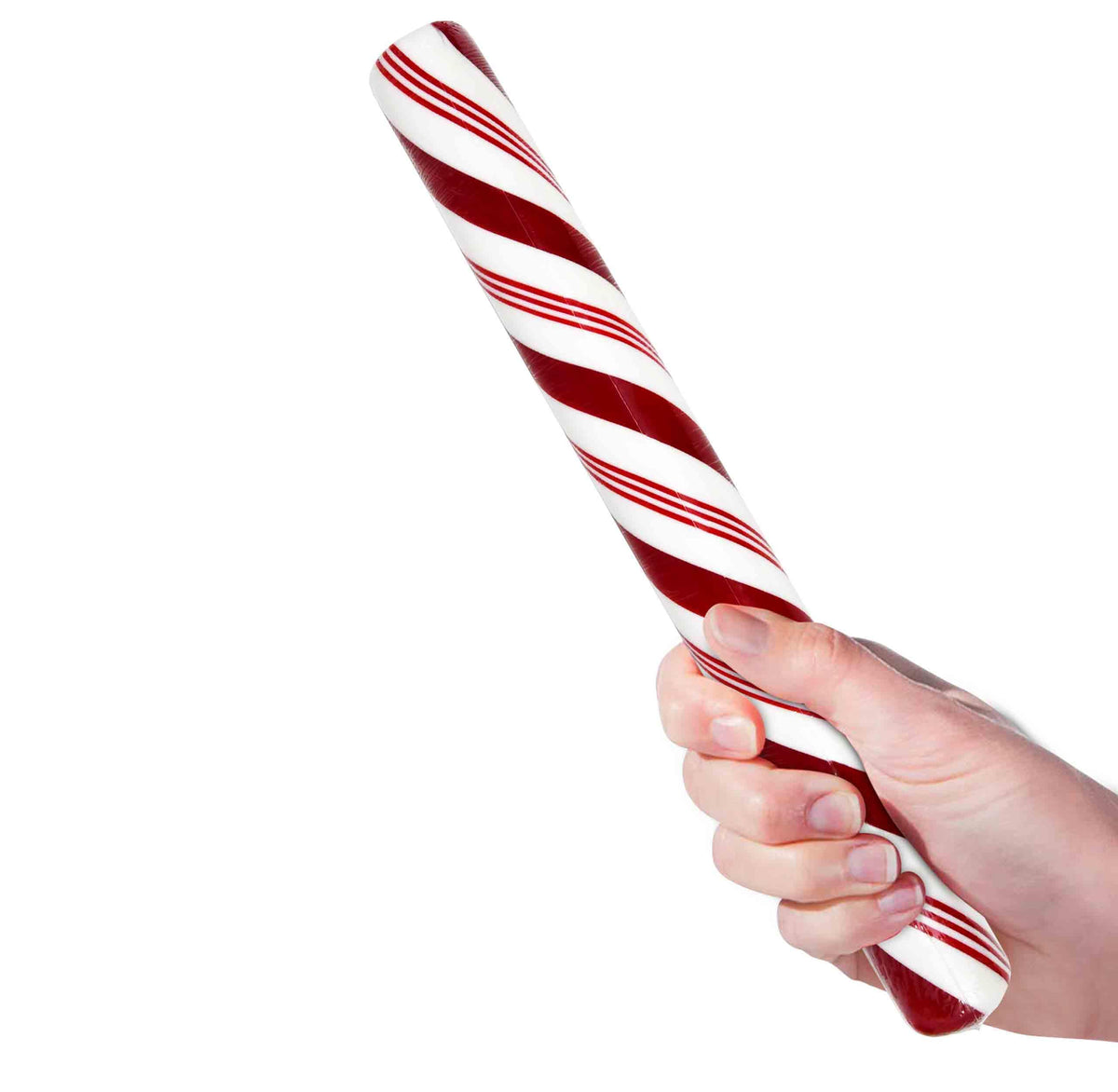 Giant Candy Cane Stick Peppermint Flavor 2 lb Large Red White Striped
