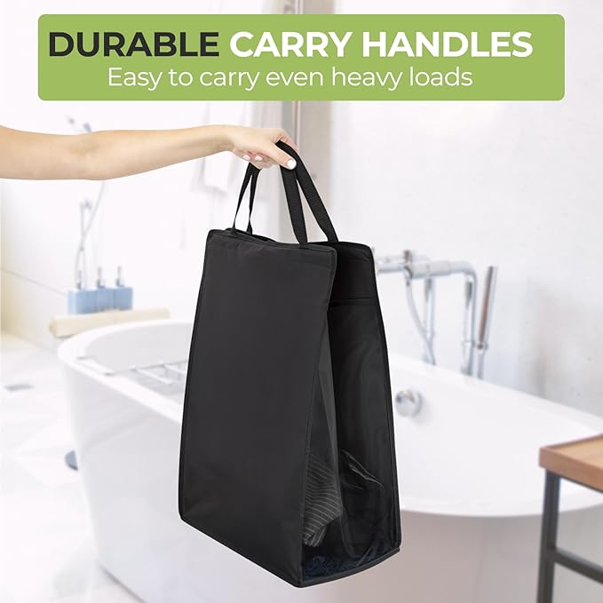 Fentec Hanging Laundry Hamper, Hanging Laundry Basket, Slim Laundry Hamper Bag