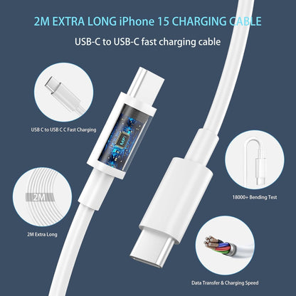 2-Pack Samsung Super Fast Charger, USB C Charging Plug UK and 2M Cable USBC to Type C for Phone Samsung Galaxy S24 S23 Ultra S22 fe S21+ S20 A33 A34 A35 A55 A53 A54 A16 A15 A14 A13 A12 A05S A04S A32