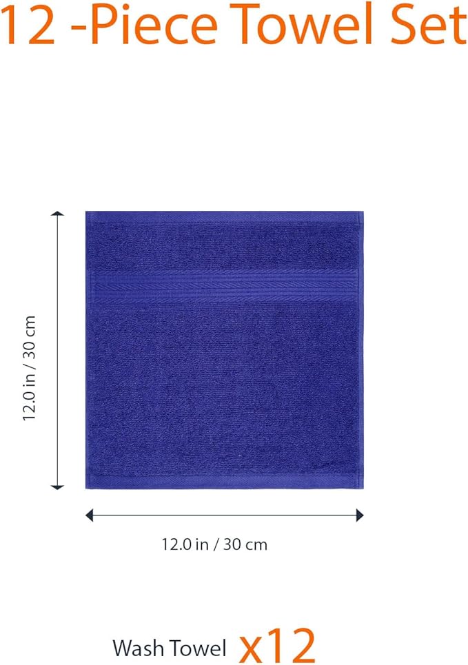 Amazon Basics Cotton Washcloths