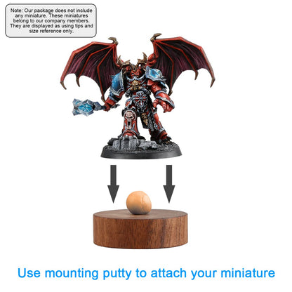 Jucoci Painting Handle for Miniautres Paint Handle Compatible with Warhammer, DND, Scale Model, Fantasy Figurines (2-in-1 Version)