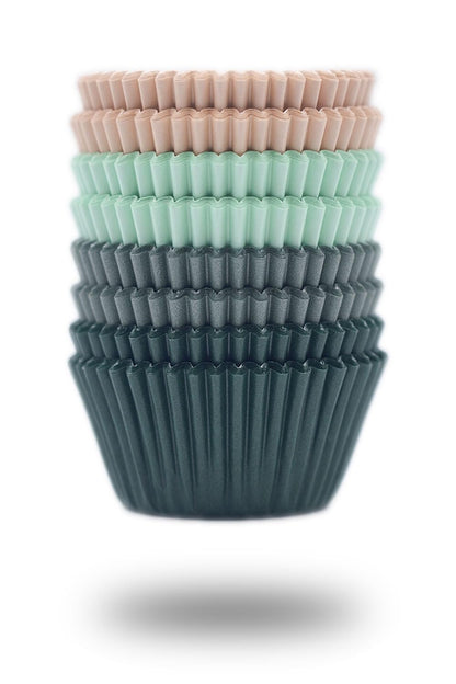 Bake Choice Cupcake Liners 200 Pcs Muffin Liners Standard Cupcake Wrappers, CupCake Liners, Food Grade Cupcake Liners, Greaseproof Parchment Muffin Liners Calyx Series