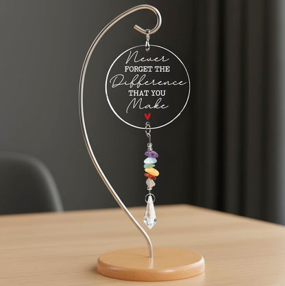 Never Forget The Difference You Make Appreciation Teacher Gifts For Women, Employee Appreciation Gifts, Retirement, Farewell, Thank You Gift For Nurse, Coworkers, Boss, Inspirational Office Desk Decor
