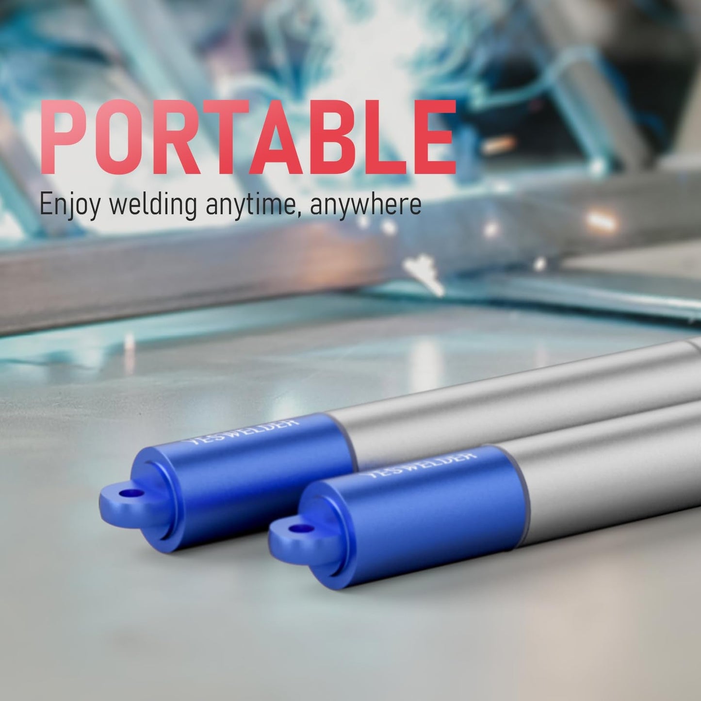 YESWELDER TIG Tungsten Electrode Blue Storage Tube for WL20 Welding Tungsten Rod