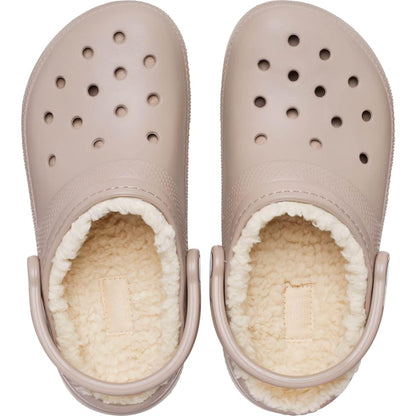 Crocs Unisex Classic Lined Clog, Mushroom Bone, 7 UK
