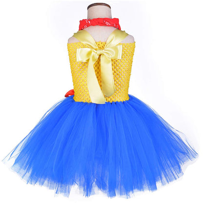 Tutu Dreams Cowgirl Costume for Girls 1-10Y with Bandana Cowboy Hat Easter Birthday Party Dress Up Clothing (Cowgirl, 1-2T)