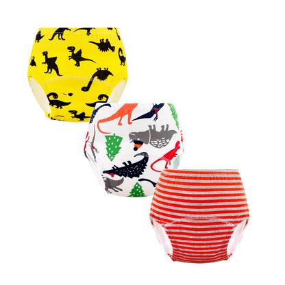 JackLoveBriefs Potty Training Pants for Toddlers Boys Cotton Potty Training Underwear 2-3 Years (8 Packs, S, Multicolor)