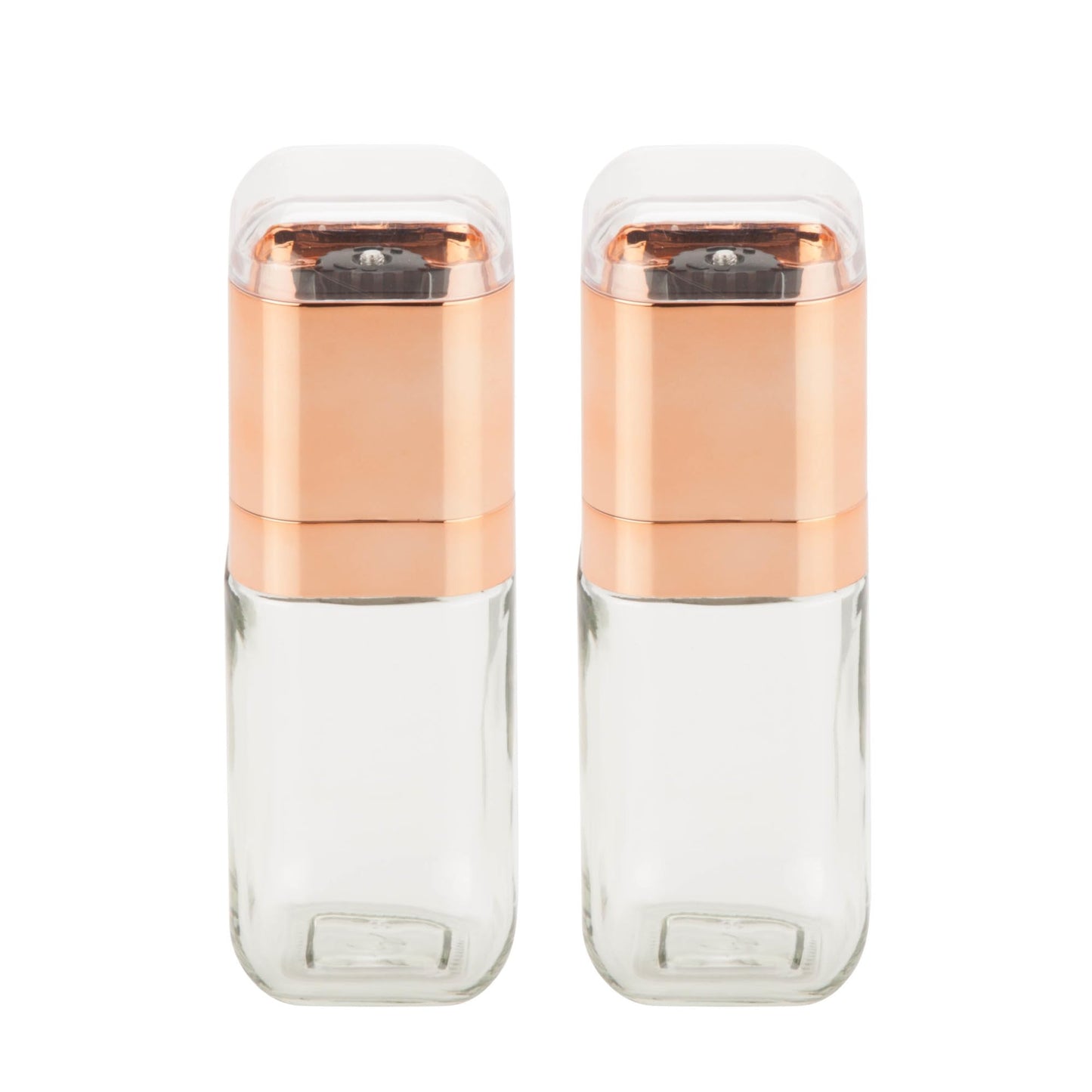 Honey-Can-Do 2-Piece Spice Mill Set, Rose Gold