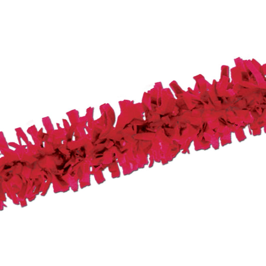Packaged Red Tissue Festooning