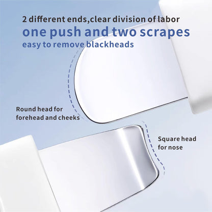REVEX Silicone Nose Blackhead Remover Tool Set,Blackhead Scraper Tool,2Pcs Pore Cleaning Brush, Face Scrubber Skin Spatula, Pore Scrubber for Deep Cleansing,Face Exfoliator Scrubber for Women Men