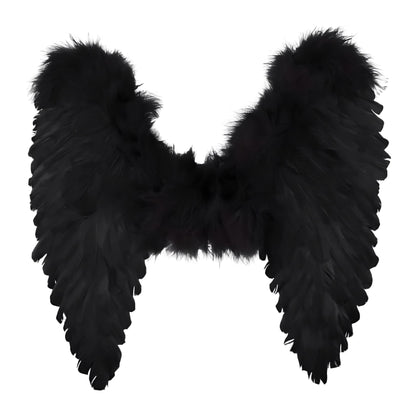 Boland Black Wing for Adults - Durable, Lightweight, Perfect for Costumes, Cosplay, Halloween & Themed Events, Adjustable Fit