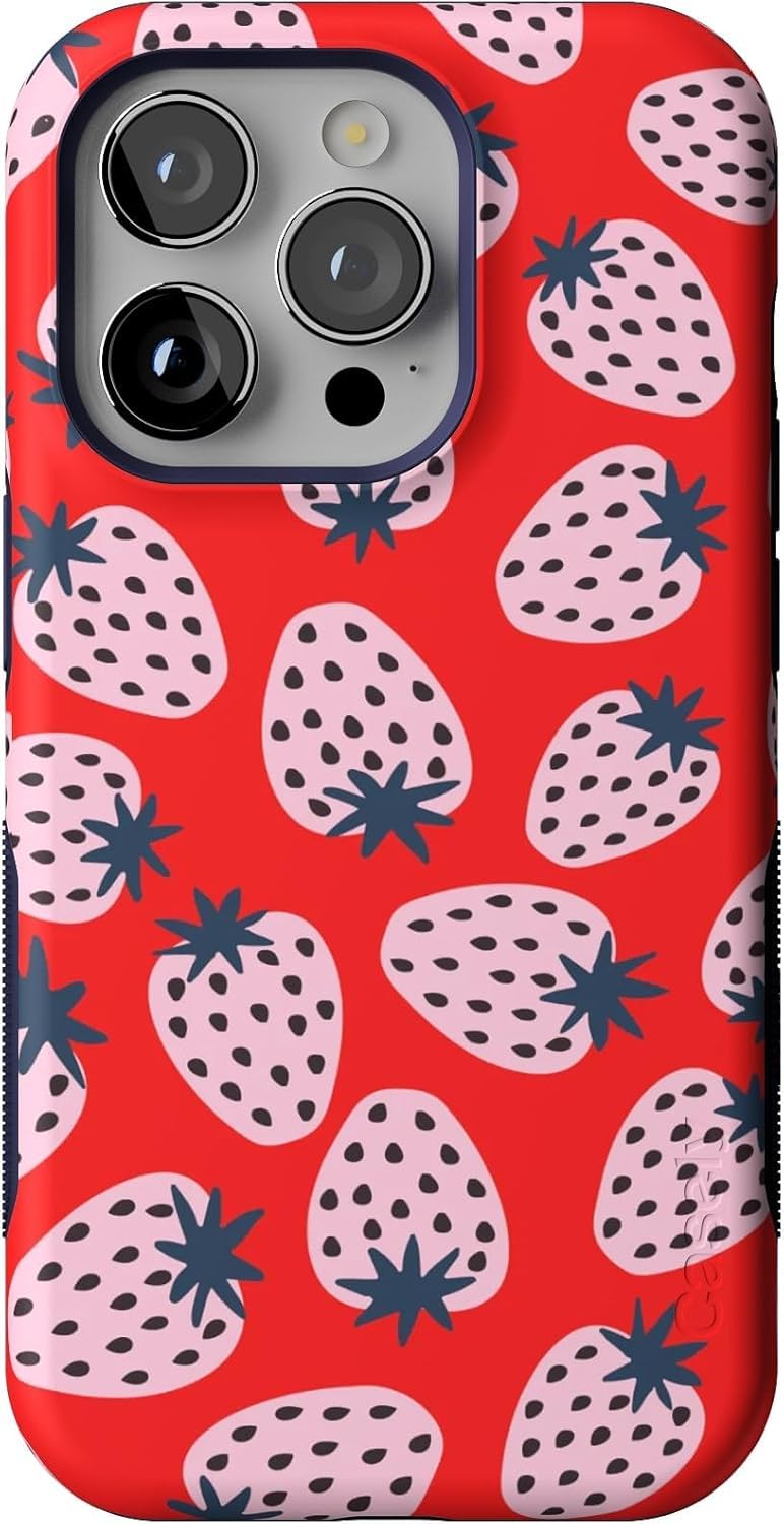 Casely iPhone 14 Pro Case | Opposites Attract | Day & Night Mountains | Compatible with MagSafe | Bold Protective Design