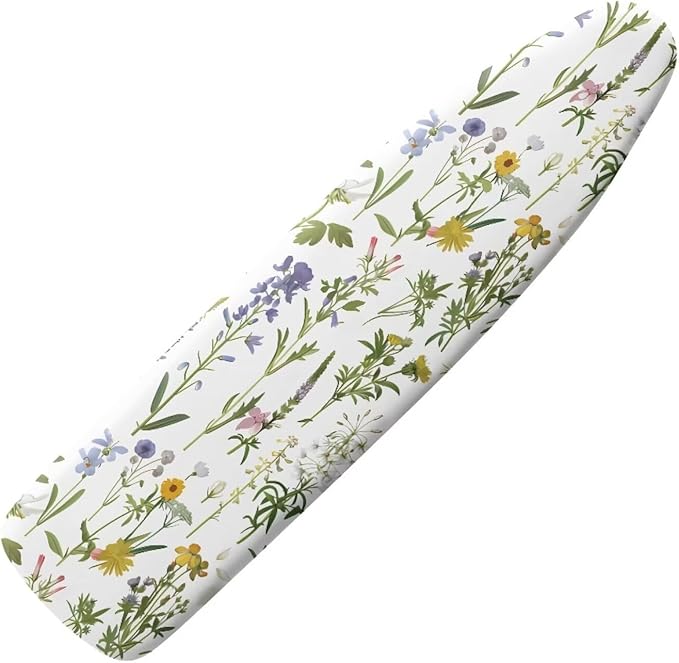ZDCUSTOM Floral Ironing Board Cover Scorch and Stain Resistant Ironing Board