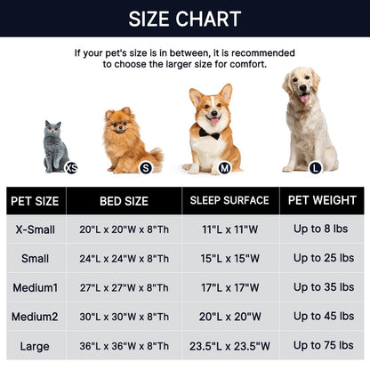 WESTERN HOME WH Calming Dog Bed & Cat Bed, Anti-Anxiety Donut Dog Cuddler Bed, Warming Cozy Soft Dog Round Bed, Fluffy Faux Fur Plush Dog Cat Cushion Bed for Small Medium Dogs and Cats