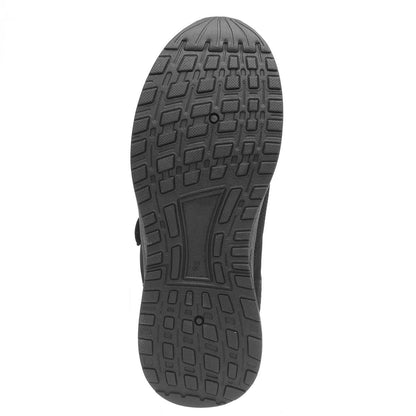 XL Kids Black Easy Fasten Trainer - Size 1 UK - Black