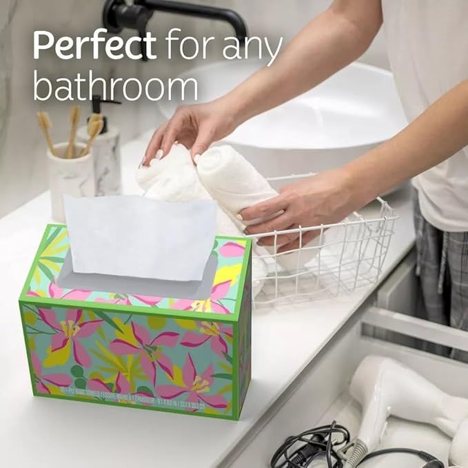 Hand Towels - 1 Box of 60 White Hand Towels in a Dispenser Box - Packaging may