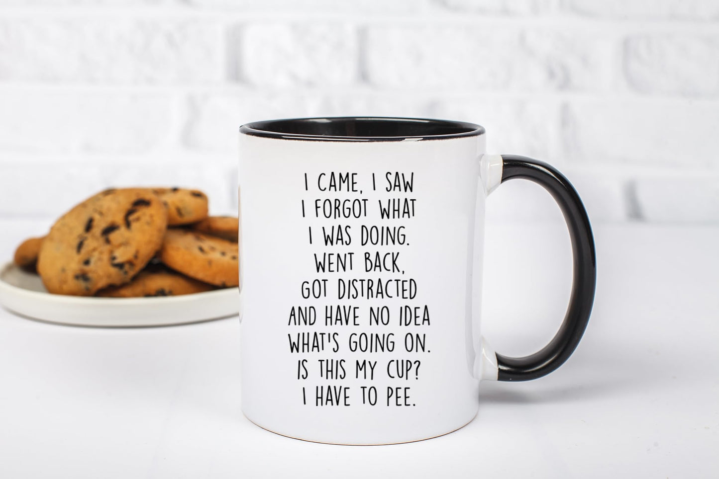 Gelid I Came I Saw I Forgot What I Was Doing Coffee Mug - Funny Senior Citizens Sarcastic Gifts Old People Elderly Mom Dad Grandma Grandpa - Presents Mothers Day Fathers Birthday - 11 oz Novelty Cup