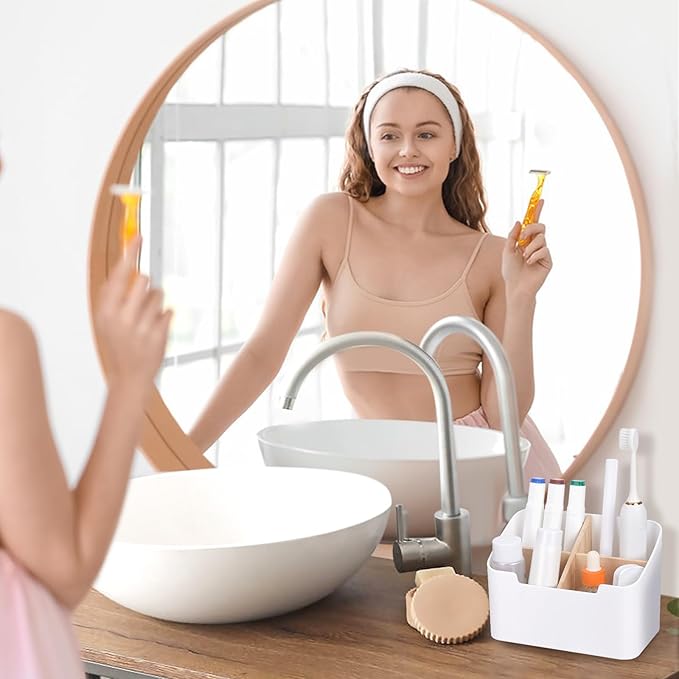 Toothbrush Holders for Bathrooms, Electric Toothbrush and Toothpaste Holder