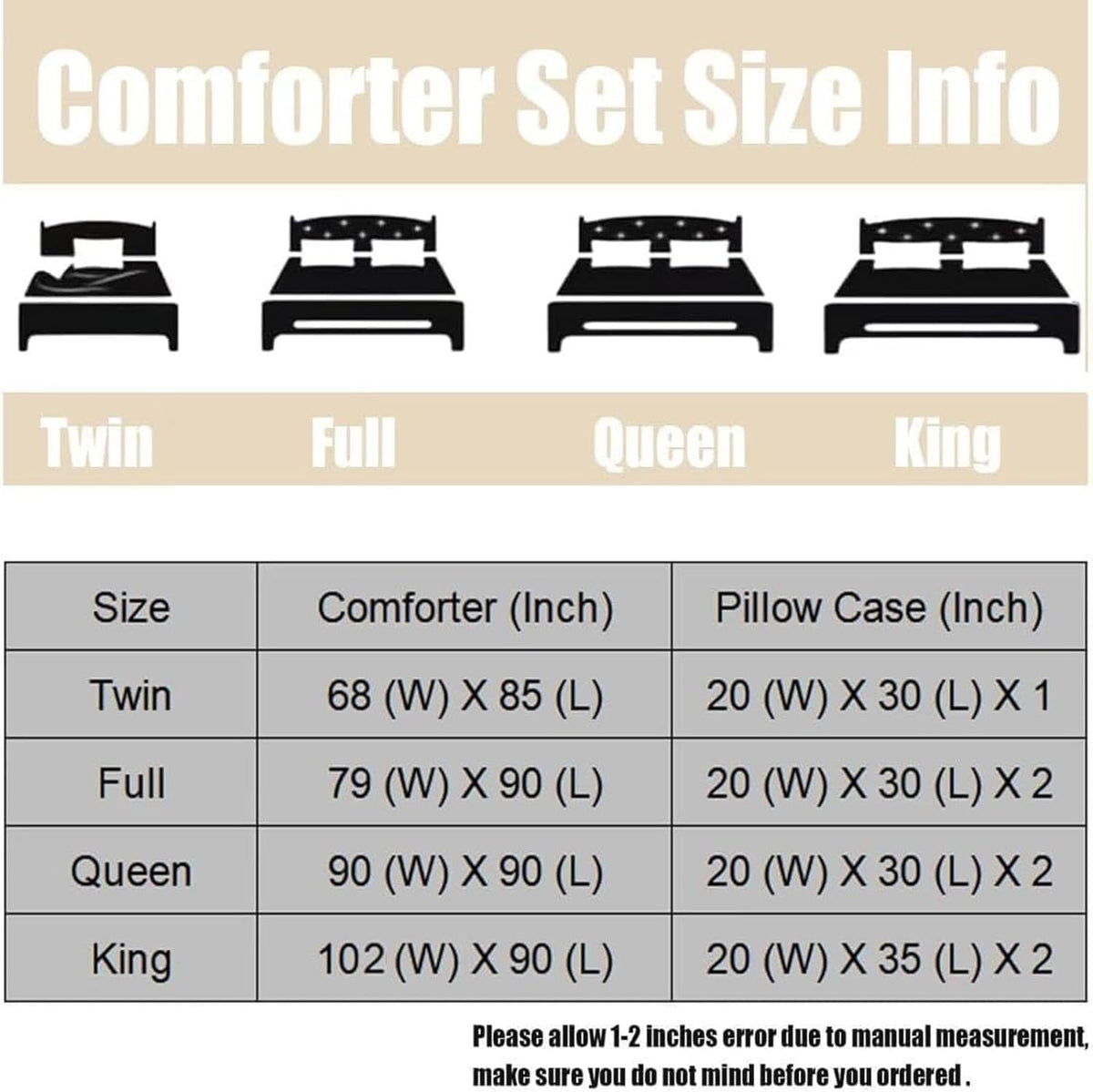 VTKON Black and White Astronaut 3Pcs Comforter Set for Boys, Queen Size Spaceman and Star Bedding Set, Line Print Galaxy Bed Sets for Kids Bedroom with 2 Pillowcases