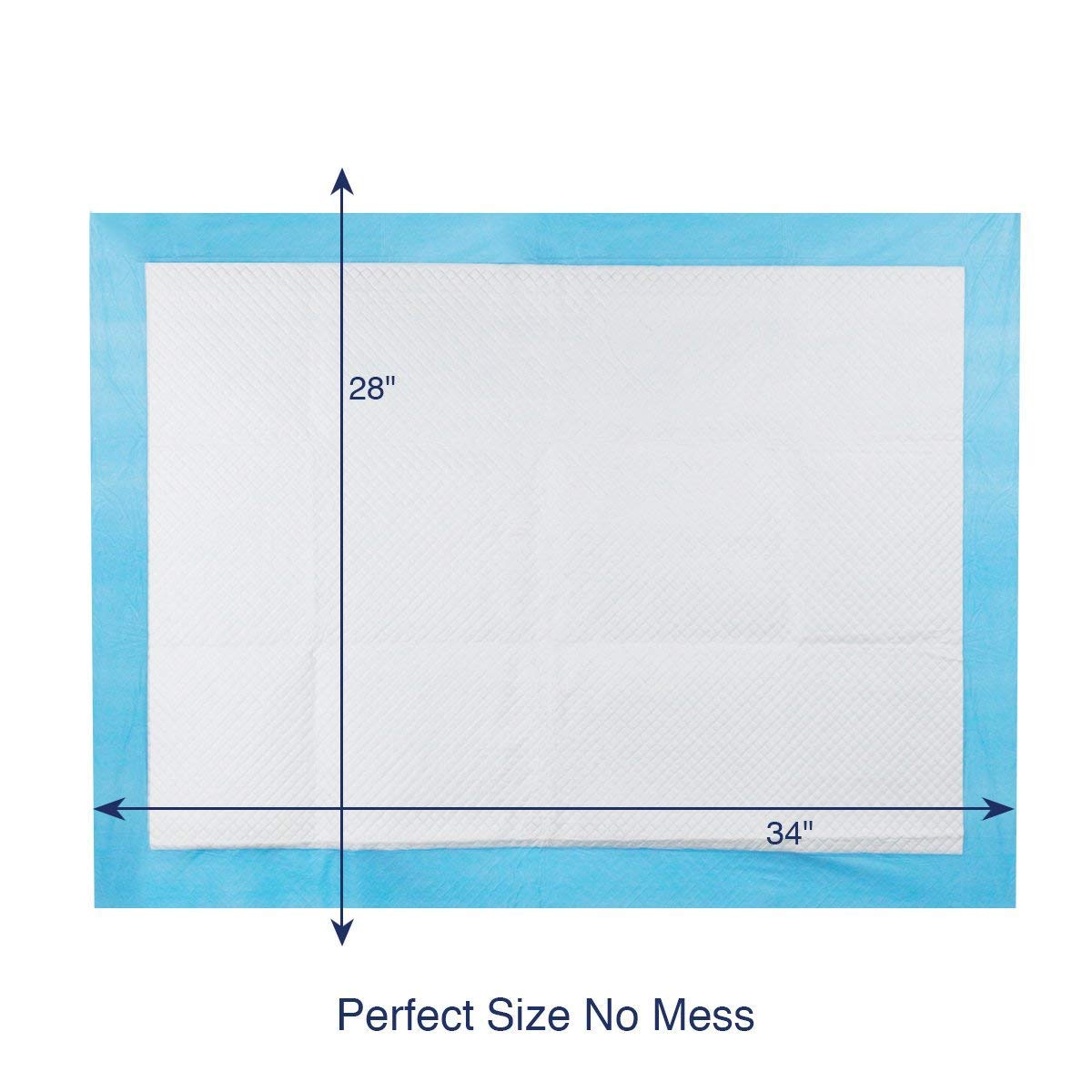 petphabet extra large dog Training Pads large pet Puppy Pads heavy duty large puppy training pads Multilayer Ultra Absorbent 42 counts(28 * 34 Inches)